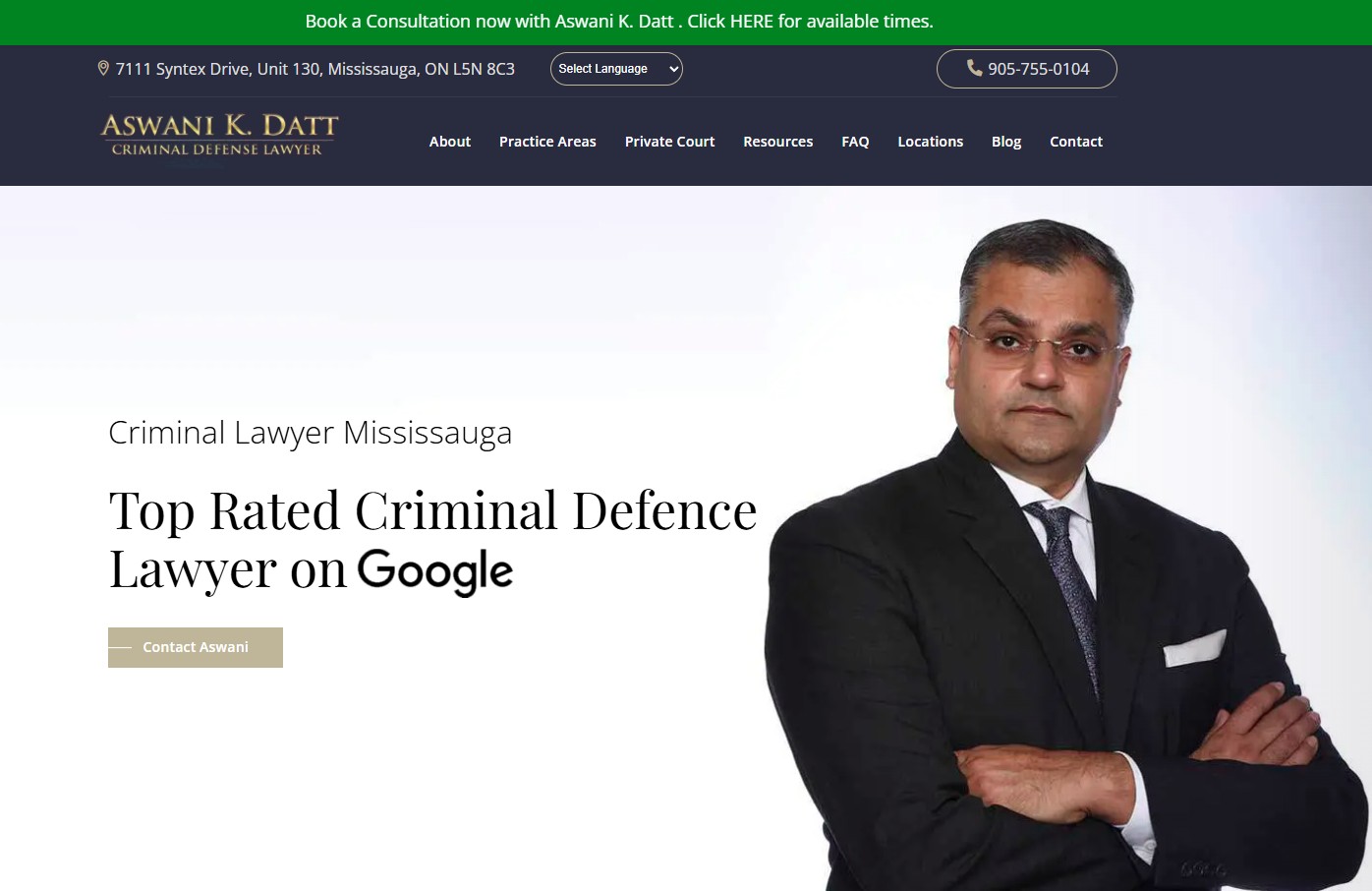 Aswani K. Datt Criminal Defence Lawyer